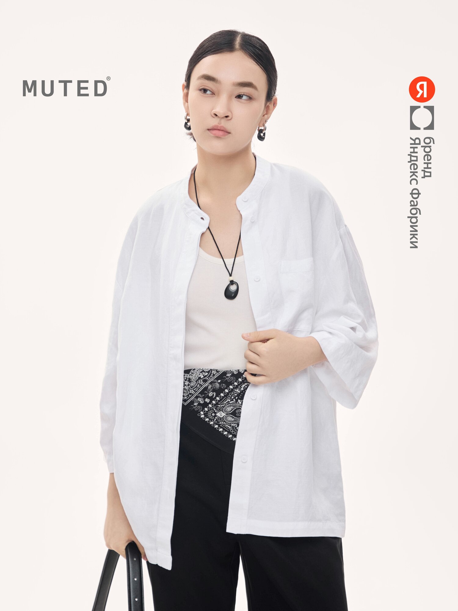 Блуза MUTED из смесового льна