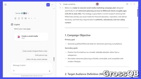 Copilot Pages: совместная работа с искусственным интеллектом