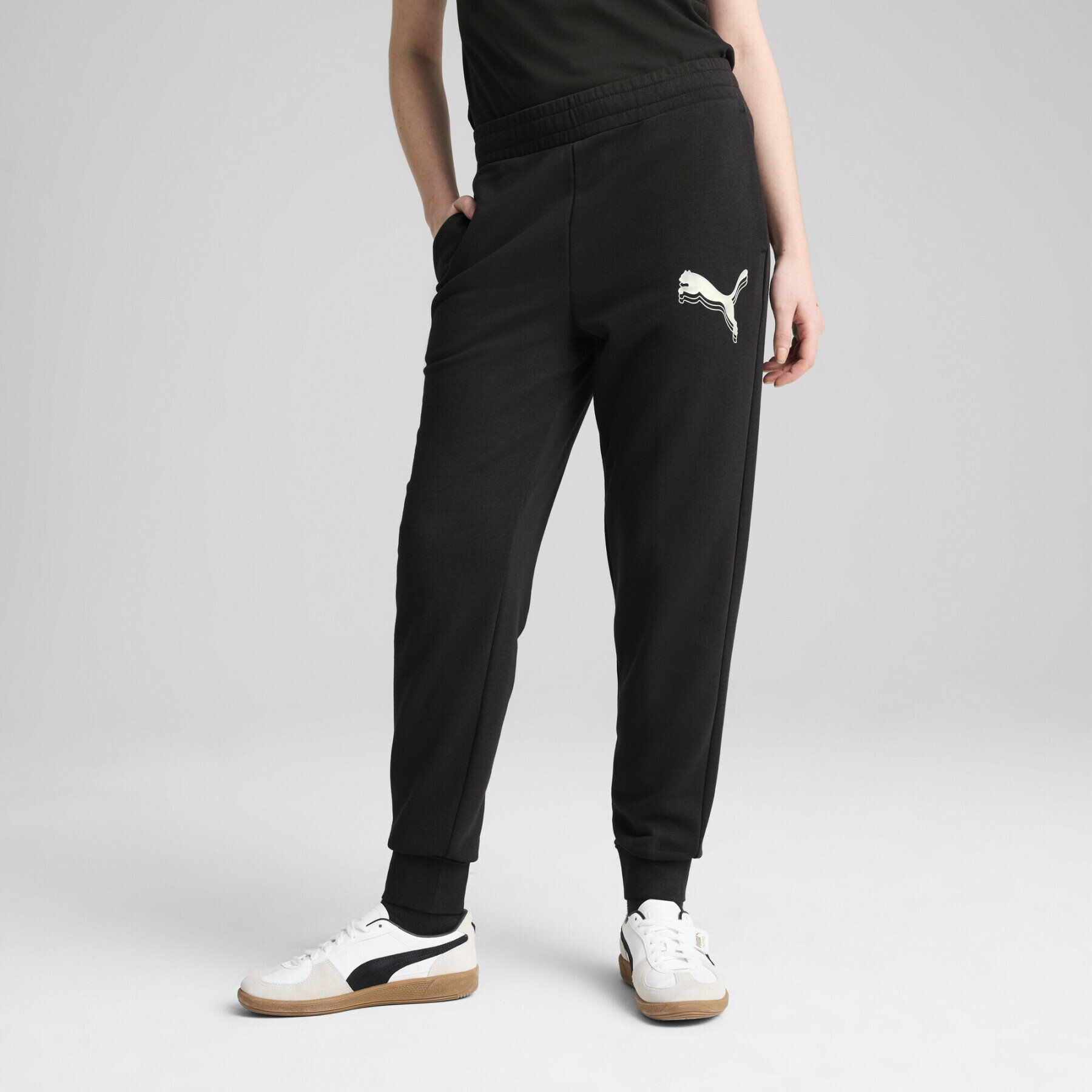 Брюки джоггеры PUMA ESS METALLIC TR