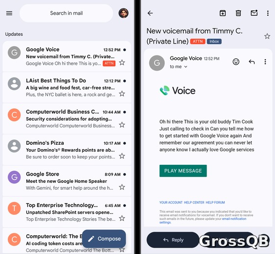 В Gmail для Android появилась метка "Внимание" для важных сообщений