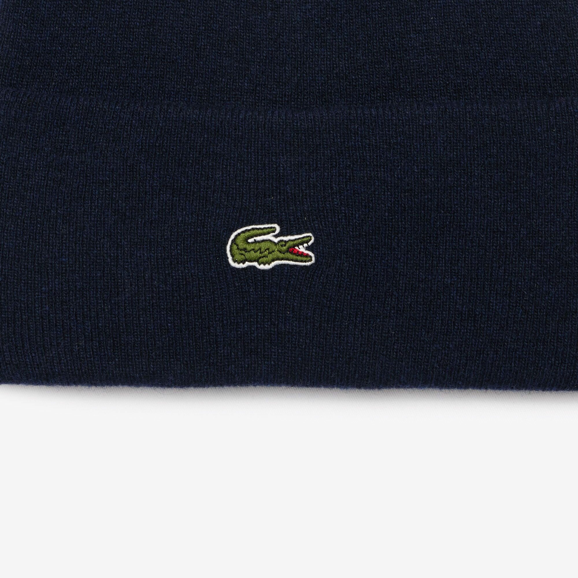 Шапка-бини LACOSTE для мужчин и женщин — фото 2