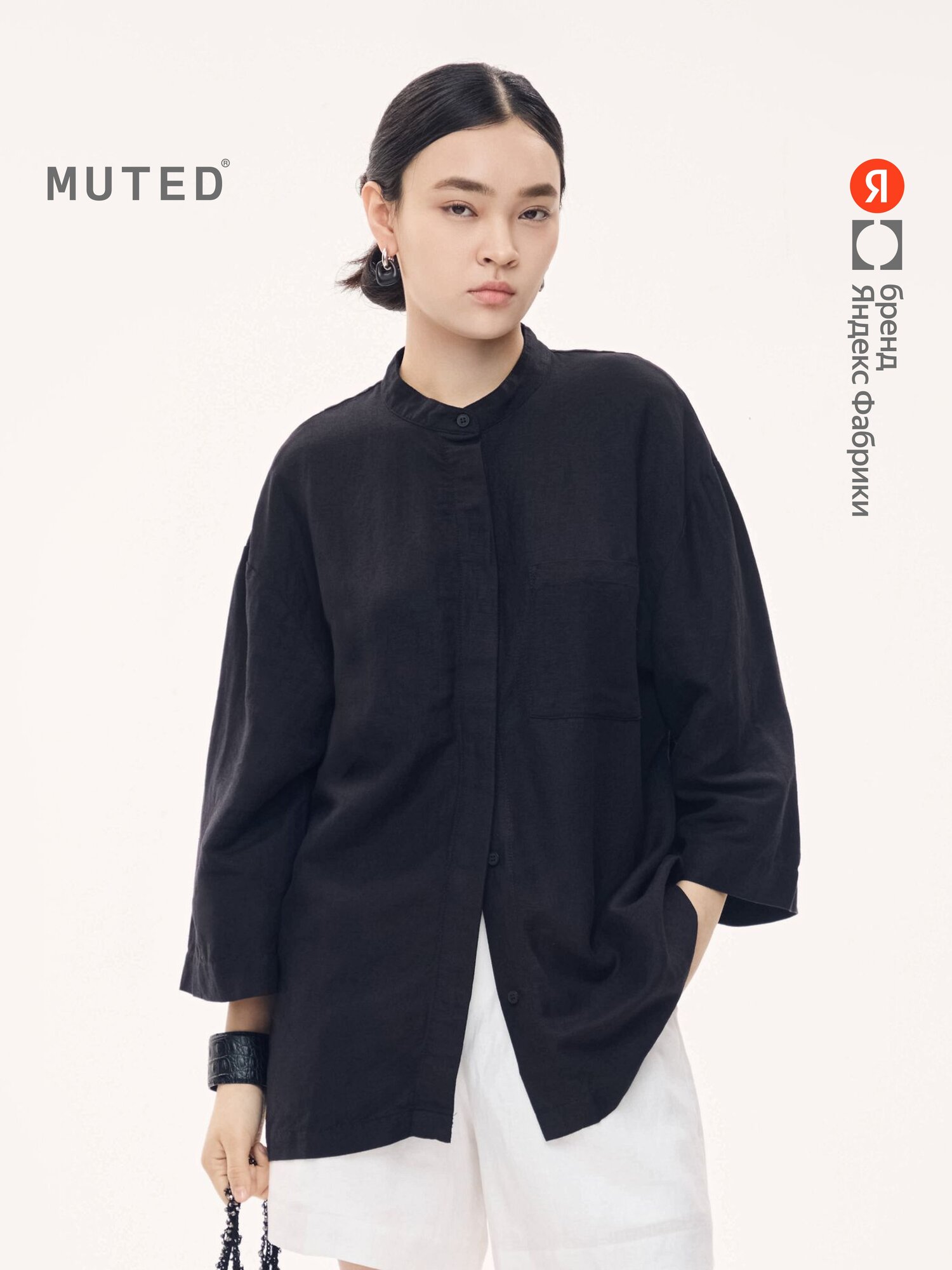 Блуза MUTED из смесового льна