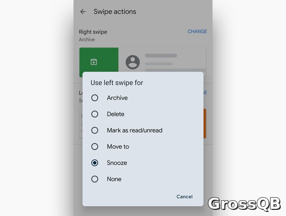 В Gmail для Android: новые возможности управления жестами