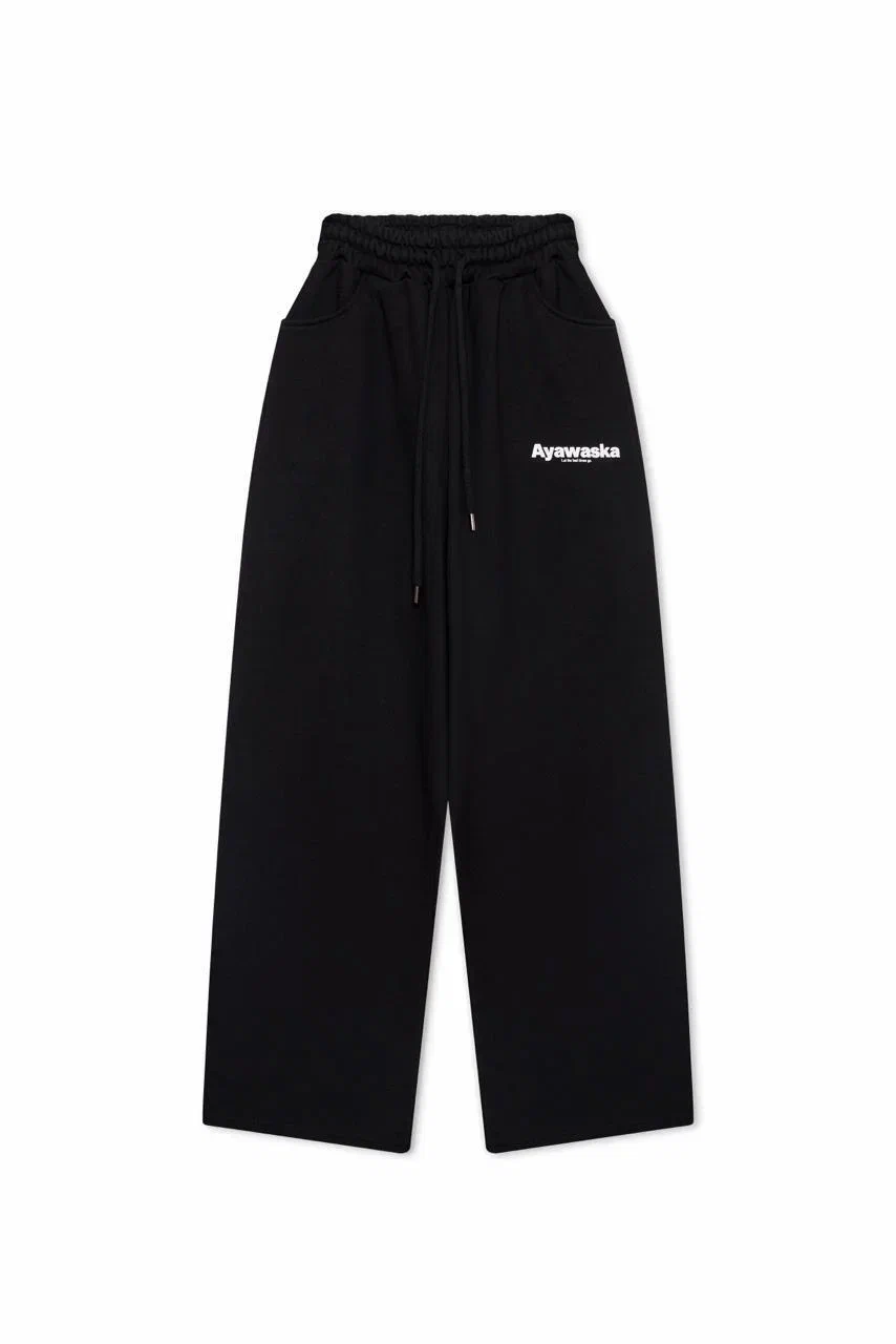 Брюки джоггеры Ayawaska Pantaloni Sportivi “Nero Bello” — фото 1