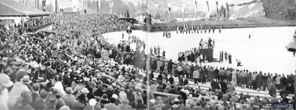 Открытие олимпиады 1936
