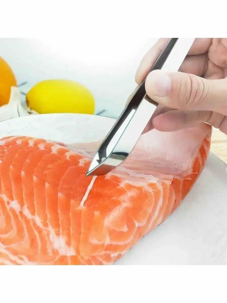 Кухонный пинцет для рыбы и перьев, щипцы для рыбных костей, кулинарный пинцет