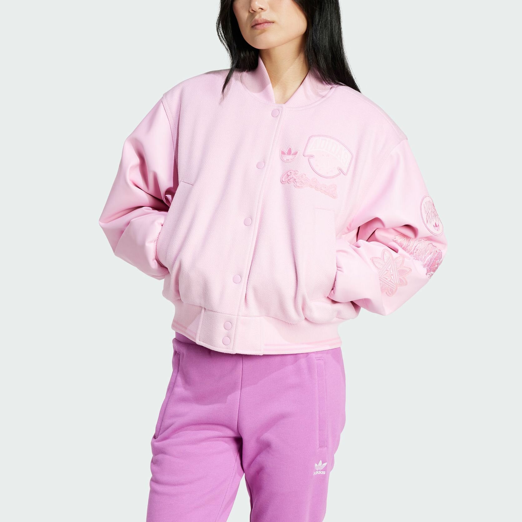 Куртка adidas Originals OVERSIZED COLLEGIATE — фото 2